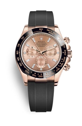 Rolex Cosmograph Daytona Everose / Cerachrom / Pink Baguette / Oysterflex
