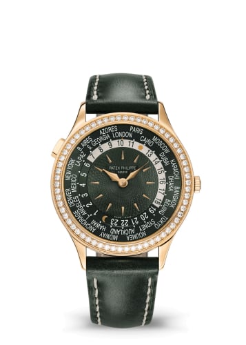 Patek Philippe World Time 7130 Rose Gold / Green