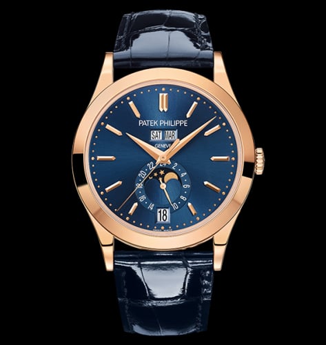 Patek Philippe Annual Calendar 5396 Rose Gold / Blue
