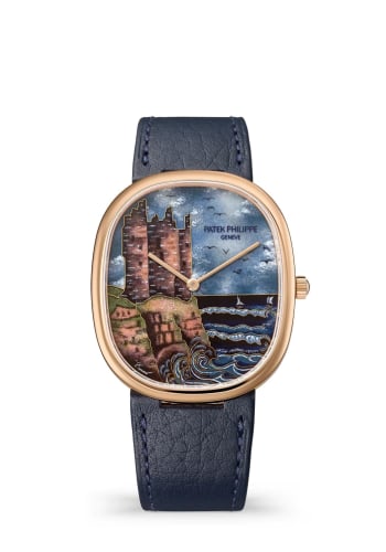 Patek Philippe Golden Ellipse 5738 Rose Gold / Donjons on the Cliff