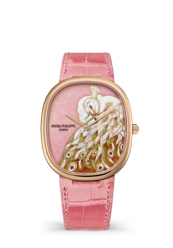 Patek Philippe Golden Ellipse 5738 Rose Gold / White Peacock