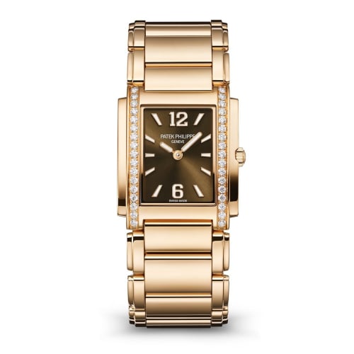 Patek Philippe Twenty~4 Manchette Rose Gold / Brown
