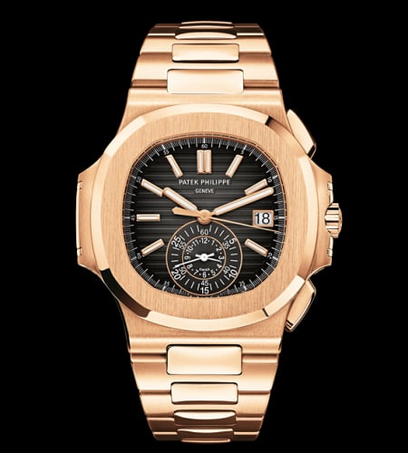 Patek Philippe Nautilus 5980 Rose Gold / Black