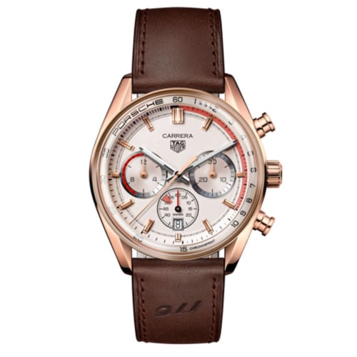 TAG Heuer Carrera Chronosprint Glass Box 42 Rose Gold / Porsche 2023