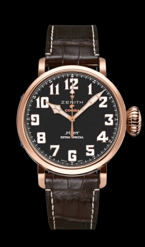 Zenith Pilot Type 20 Cohiba Edition Rose Gold / Black / Alligator