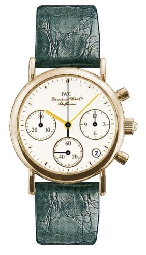 IWC Schaffhausen Portofino Lady Chronograph MecaQuartz Rose Gold / White / Alligator