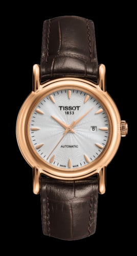 Tissot Carson Automatic 29.7 Rose Gold / Silver / Strap