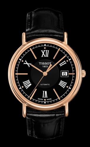 Tissot Carson Automatic 40 Rose Gold / Black / Strap