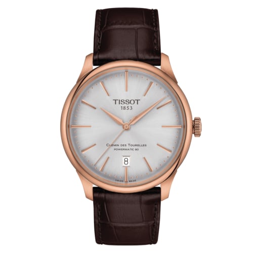 Tissot Chemin Des Tourelles Powermatic 80 39 Rose Gold / Silver