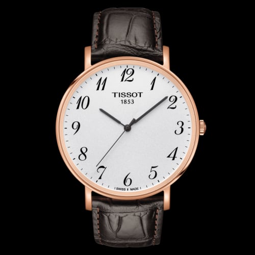 Tissot Everytime Large Rose Gold PVD / Silver / Strap