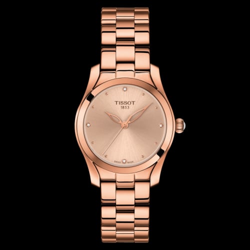 Tissot T-Wave Rose Gold / Beige / Bracelet
