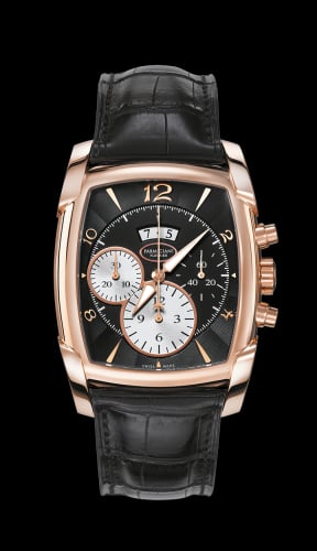 Parmigiani Fleurier Kalpagraphe Rose Gold / Black / Alligator