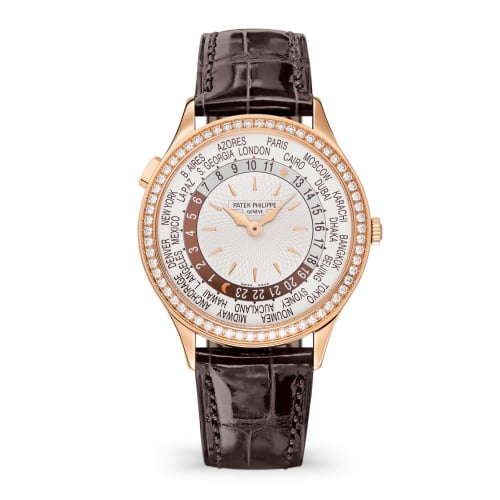 Patek Philippe World Time 7130 Rose Gold / Silver / Beijing