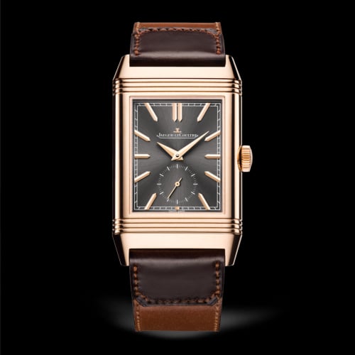Jaeger-LeCoultre Reverso Tribute Duoface Rose Gold / Grey / Fagliano