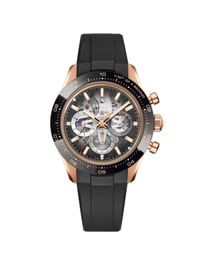 Zenith Chronomaster Sport Skeleton Rose Gold / Black