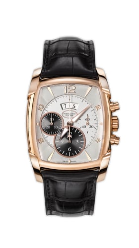 Parmigiani Fleurier Kalpagraphe Rose Gold / Silver / Alligator
