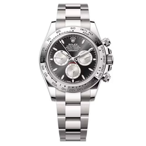 Rolex Cosmograph Daytona White Gold / Black - Steel / Oyster