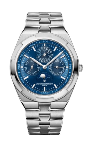 Vacheron Constantin Overseas Ultra-Thin Perpetual Calendar White Gold / Blue / Bracelet