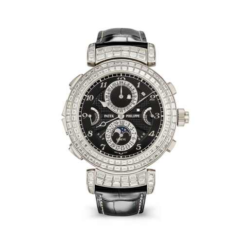Patek Philippe Grandmaster Chime 6300 White Gold - Diamond / Black