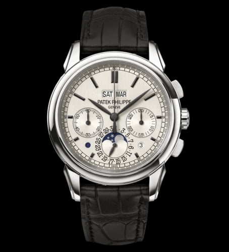 Patek Philippe Perpetual Calendar Chronograph 5270 White Gold / Silver