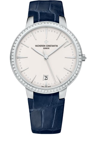 Vacheron Constantin Patrimony 36.5mm Self-Winding White Gold / Diamond / Silver