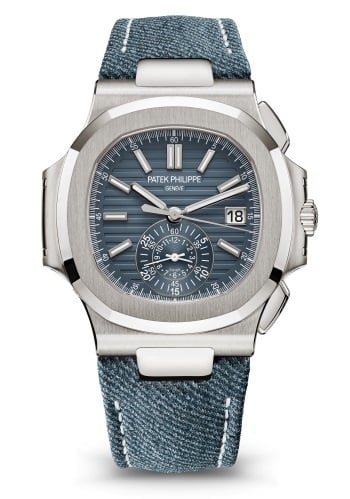 Patek Philippe Nautilus 5980 White Gold / Black