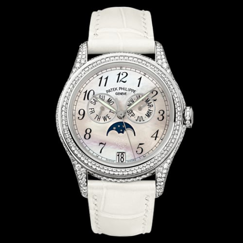 Patek Philippe Annual Calendar 4937 White Gold Diamond White Mother of Pearl