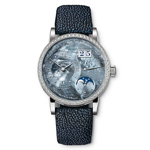 A. Lange & Söhne Little Lange 1 Moonphase White Gold - Diamond / Blue MOP
