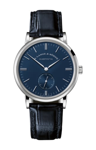 A. Lange & Söhne Saxonia 35 White Gold / Blue