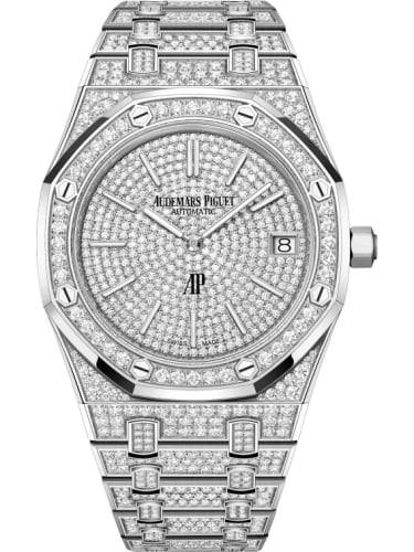 Audemars Piguet Royal Oak Extra-Thin White Gold - Diamond / Diamond