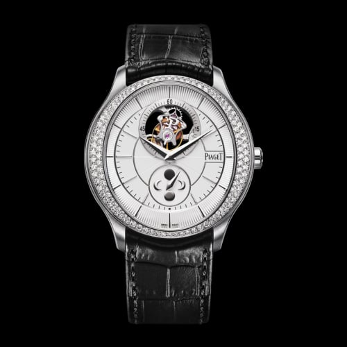 Piaget Gouverneur Tourbillon Moonphase White Gold Diamond