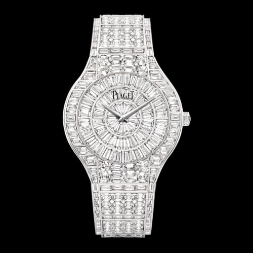 Piaget Polo 38 White Gold Full Diamond