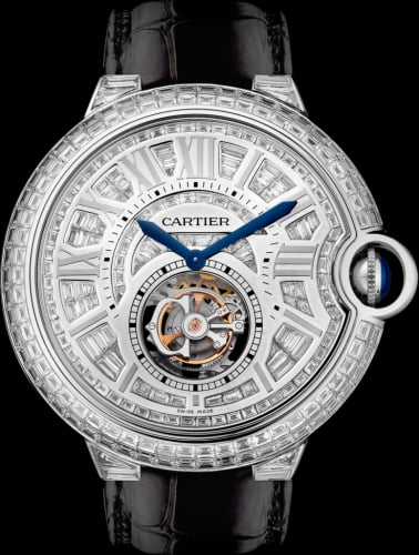 Cartier Ballon Blue de Cartier 46 Flying Tourbillon White Gold / Diamond