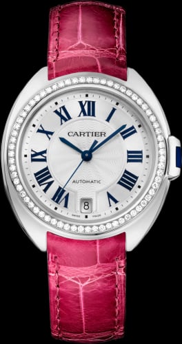 Cartier Clé de Cartier 35 White Gold / Diamonds / Red