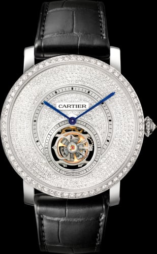 Cartier Rotonde de Cartier Flying Tourbillon White Gold / Diamond