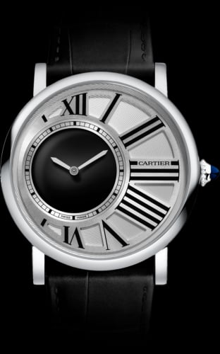 Cartier Rotonde de Cartier Mysterious Hour White Gold