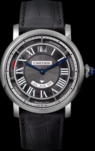 Cartier Rotonde de Cartier 40 Annual Calendar White Gold / Grey