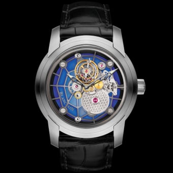 Blancpain L-Evolution Carrousel Saphir Volant Une Minute White Gold