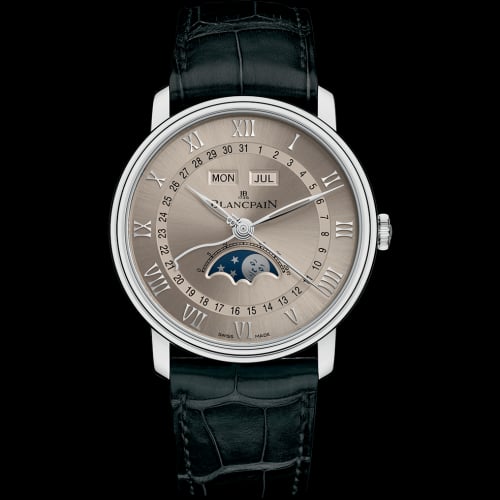 Blancpain Villeret Quantième Complet 40mm White Gold / Grey