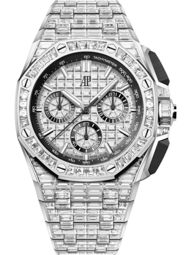 Audemars Piguet Royal Oak Offshore 43 White Gold - Baguette / Baguette / Bracelet