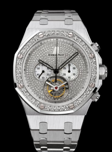 Audemars Piguet Royal Oak Tourbillon Chronograph White Gold / Diamond