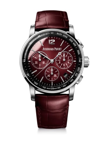 Audemars Piguet CODE 11.59 Chronograph Selfwinding White Gold / Burgundy