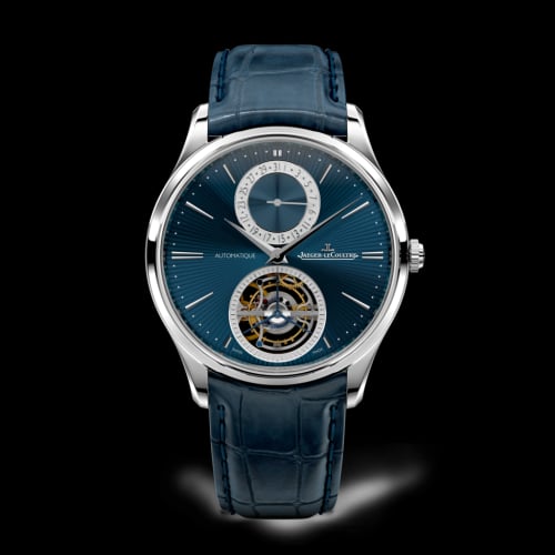 Jaeger-LeCoultre Master Ultra Thin Tourbillon White Gold / Blue Enamel