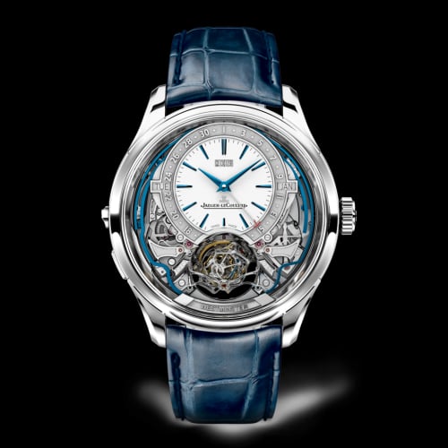 Jaeger-LeCoultre Master Grande Tradition Gyrotourbillon Westminster Perpetual White Gold / Silver