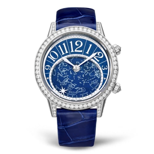 Jaeger-LeCoultre Rendez-Vous Celestial White Gold / Blue / Alligator