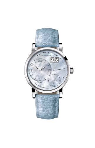 A. Lange & Söhne Kleine Lange 1 White Gold / Blue Mother of Pearl