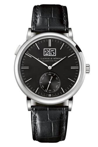 A. Lange & Söhne Saxonia Outsize Date White Gold / Black