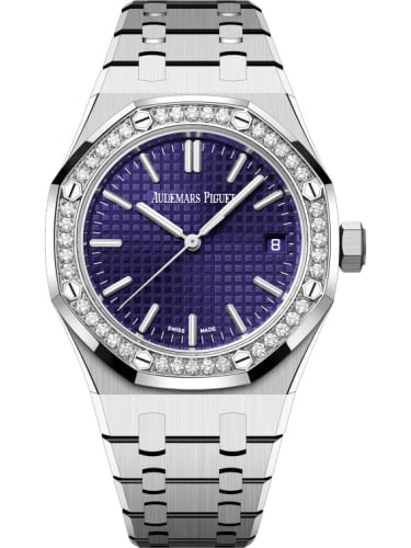 Audemars Piguet Royal Oak Selfwinding 37 White Gold - Diamond / Purple