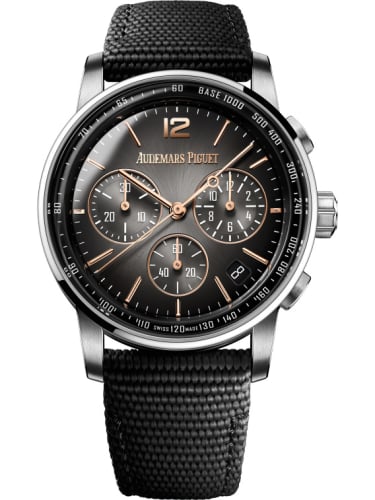 Audemars Piguet CODE 11.59 Chronograph Selfwinding White Gold / Rose Gold / Grey / Fabric