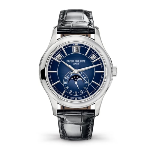 Patek Philippe Annual Calendar 5205 White Gold / Blue